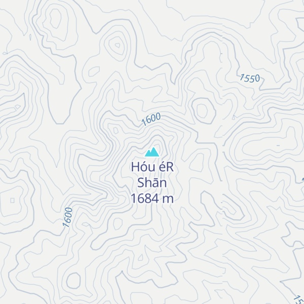 Map of Hóu éR Shān