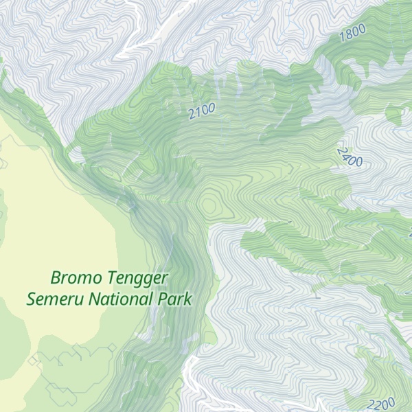 Map of Puncak P30
