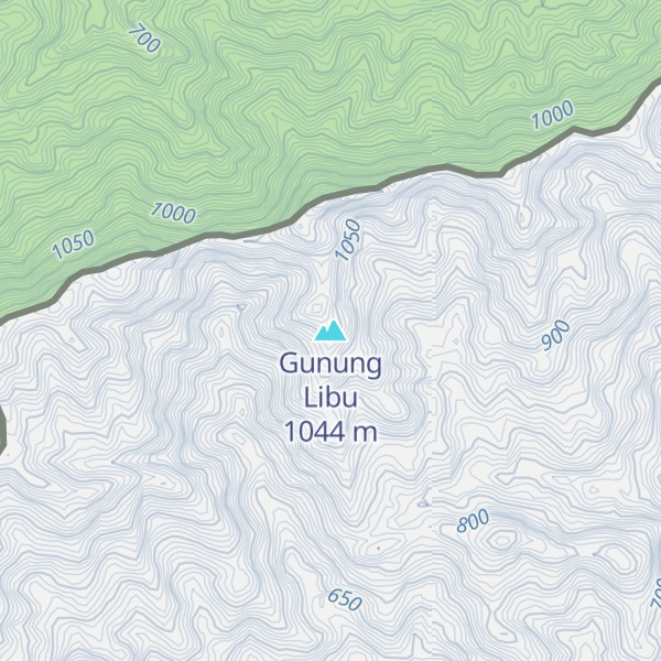 Map of Gunung Libu