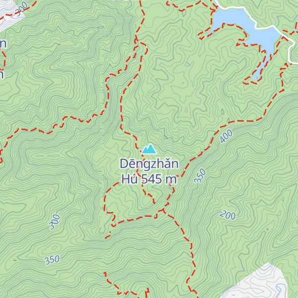 Map of Dēngzhǎn Hú