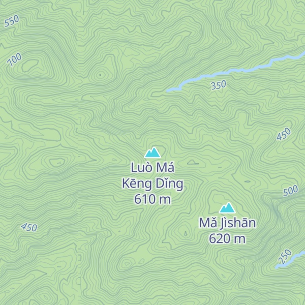 Map of Luò Má Kēng Dǐng