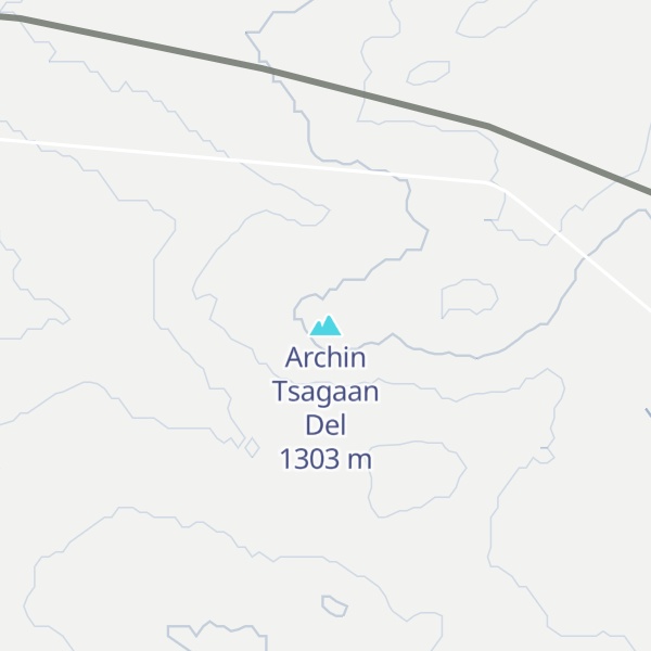 Map of Archin Tsagaan Del
