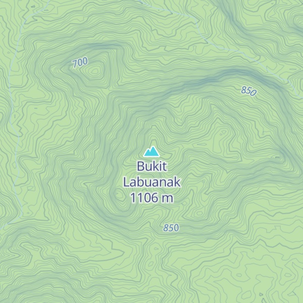 Map of Bukit Labuanak
