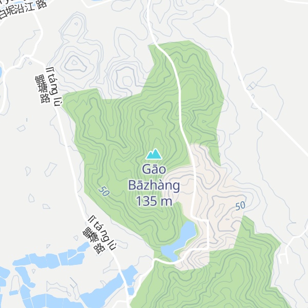 Map of Gāo Bāzhàng