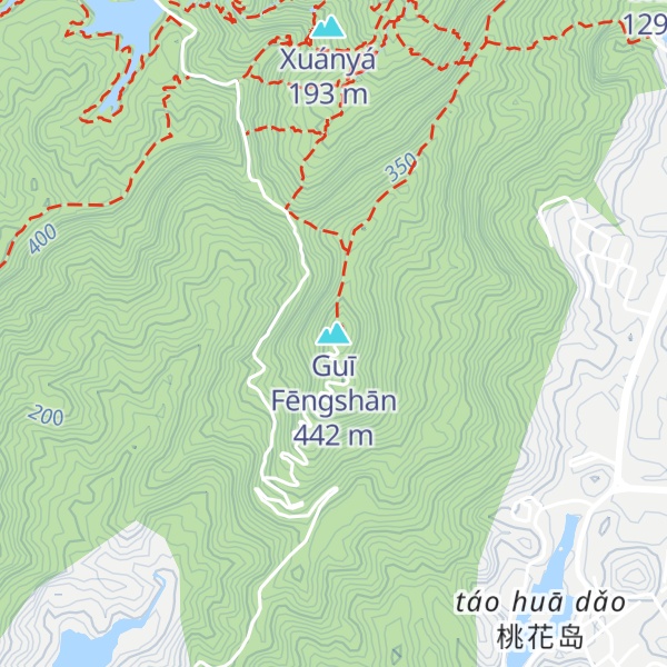 Map of Guī Fēngshān