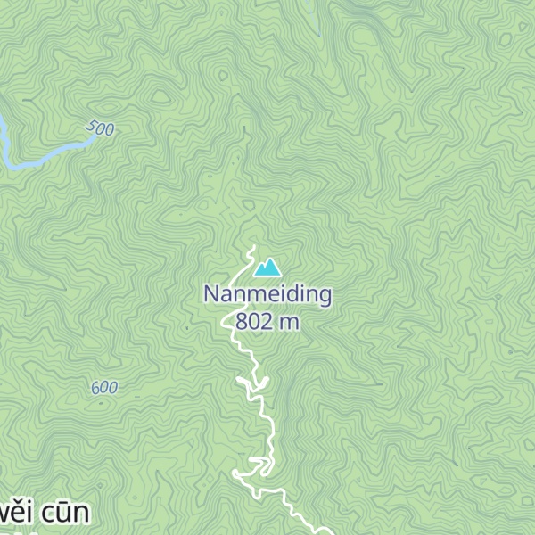 Map of Nanmeiding