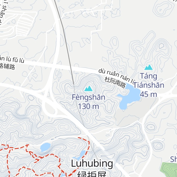 Map of Fèngshān