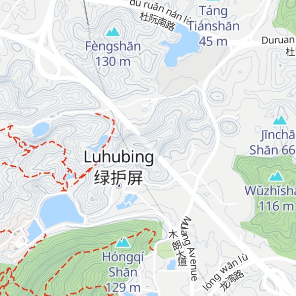 Map of Liánhuā Shān