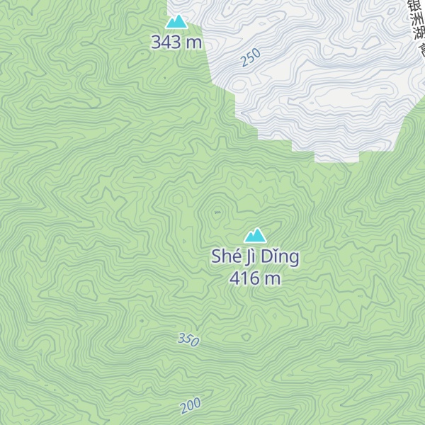 Map of Pú Zhú Táng