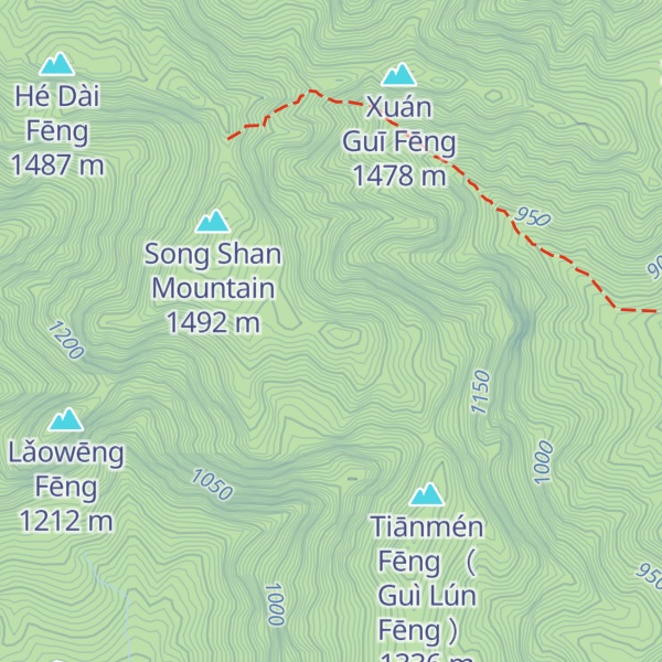 Map of Sān Hèfēng