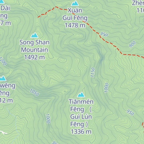 Map of Sōngtāo Fēng