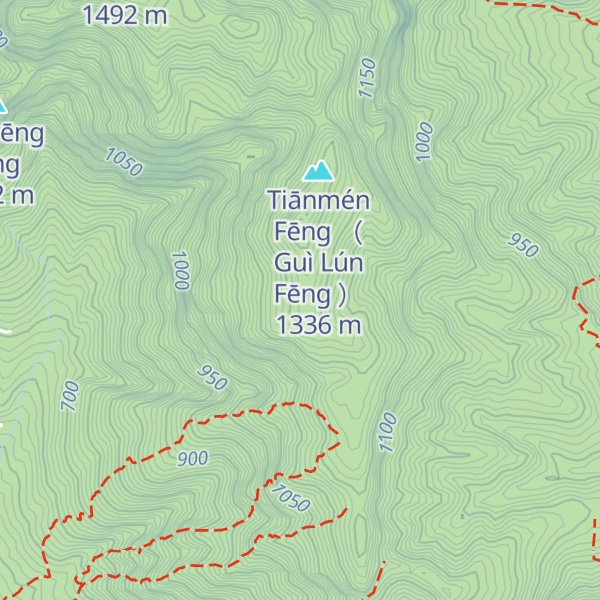Map of Fènghuáng Fēng