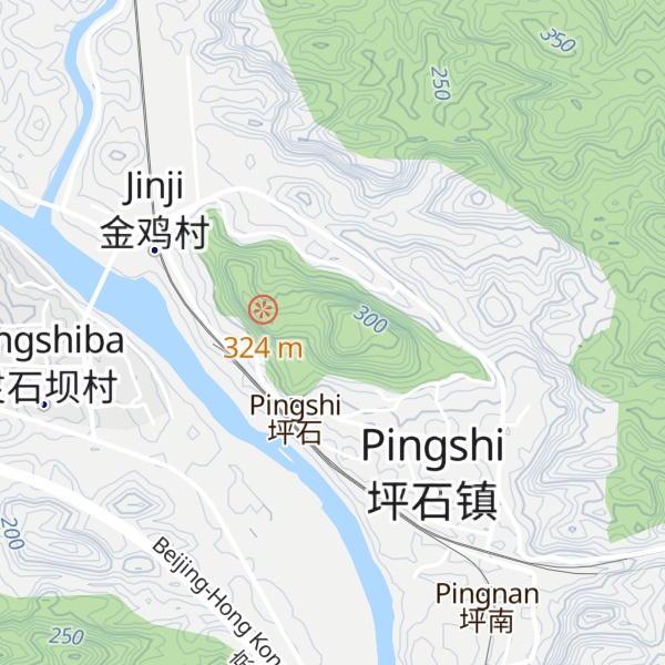 Map of Jīn Jī Lǐng