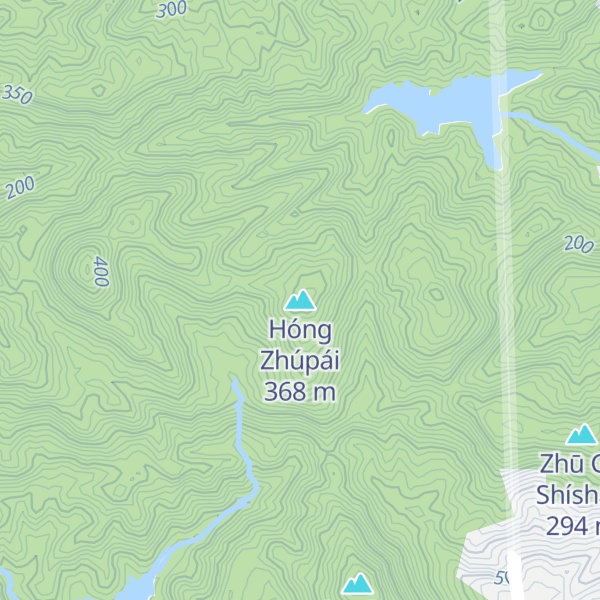 Map of Hóng Zhúpái