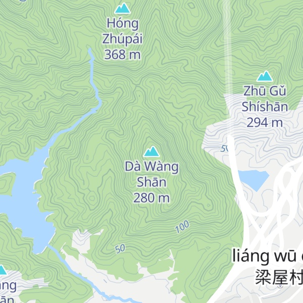 Map of Dà Wàng Shān
