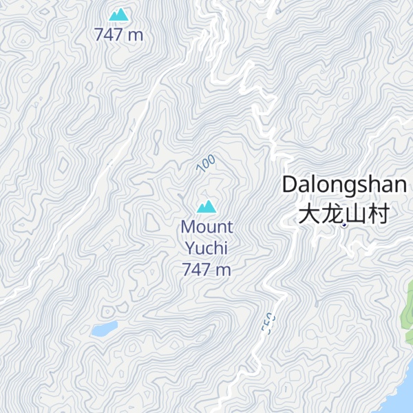 Map of Mount Yuchi