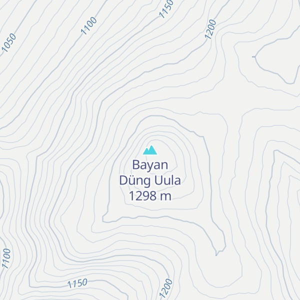 Map of Bayan Düng Uula