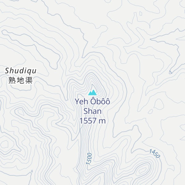 Map of Yeh Ôbôô Shan