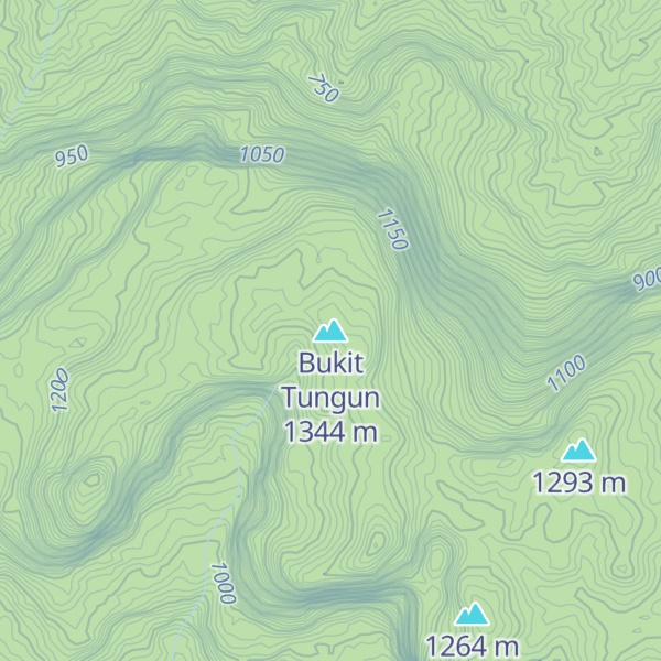Map of Bukit Tungun