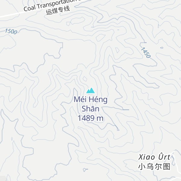 Map of Méi Héng Shān