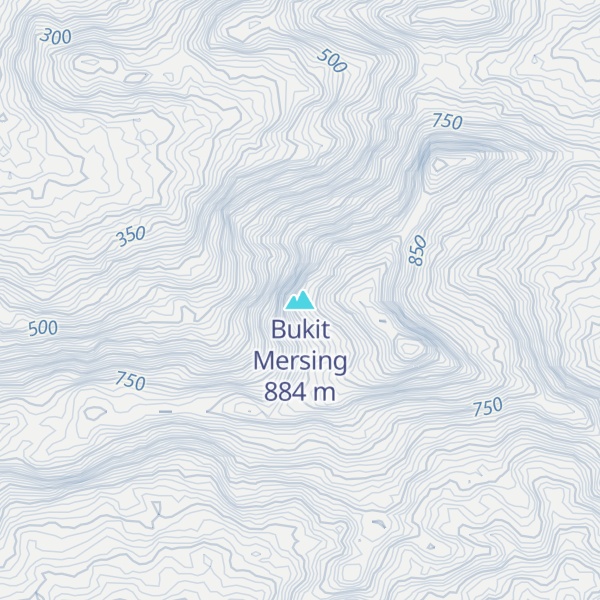 Map of Bukit Mersing