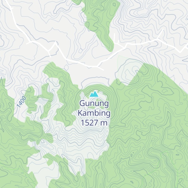 Map of Gunung Kambing