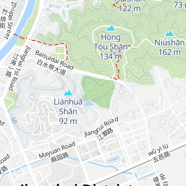 Map of Chǐ Zī Shān