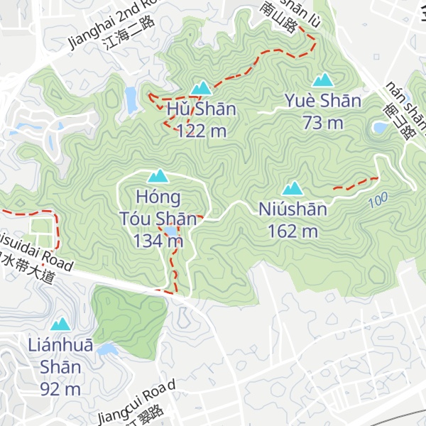 Map of Jī Shān