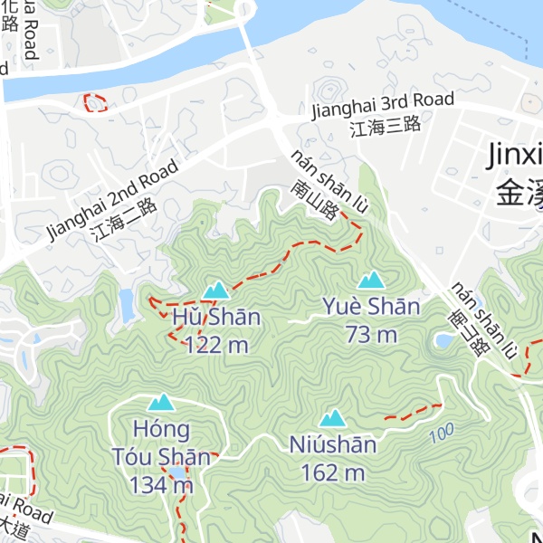 Map of Jīnkēng