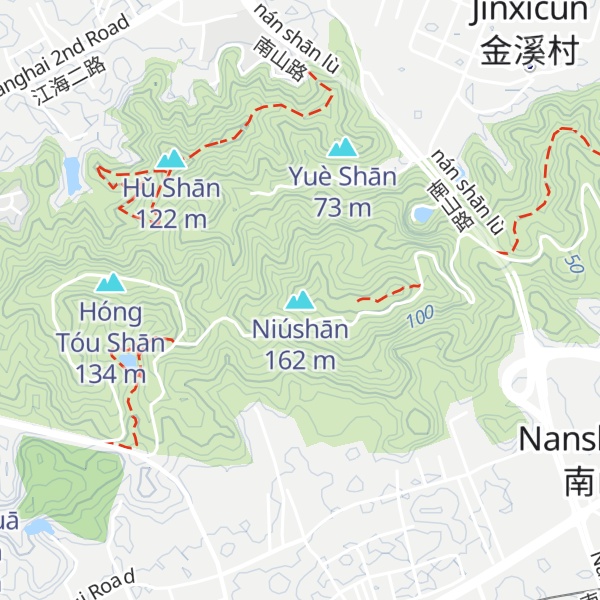 Map of Niúshān