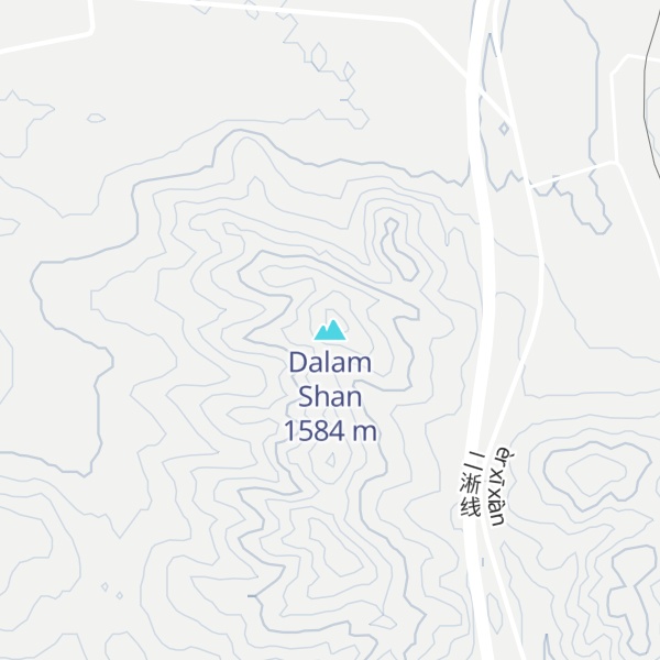 Map of Dalam Shan