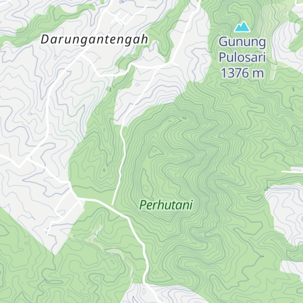 Map of Gunung Mriwung
