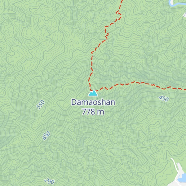 Map of Damaoshan