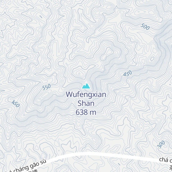 Map of Wufengxian Shan