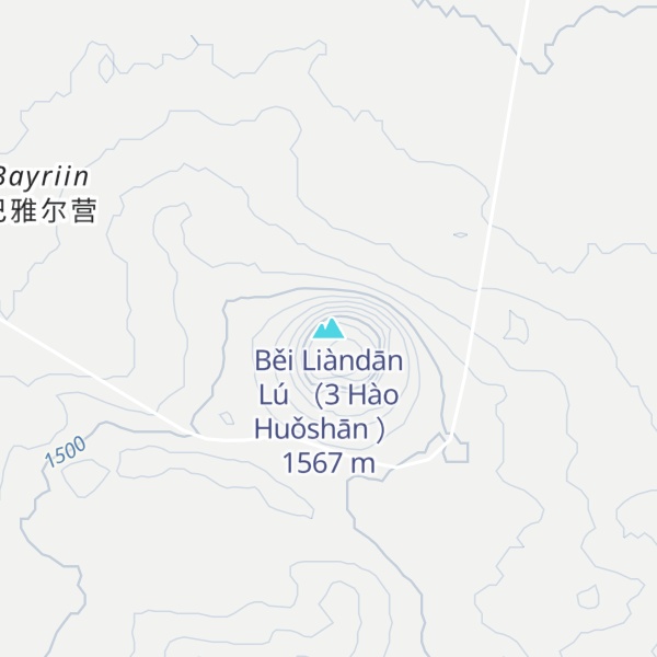Map of Běi Liàndān Lú （3 Hào Huǒshān ）