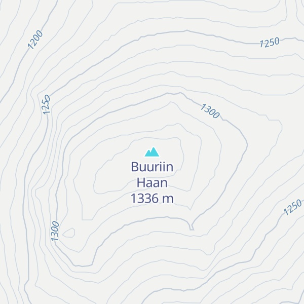 Map of Buuriin Haan