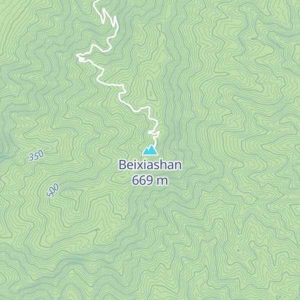 Map of Beixiashan