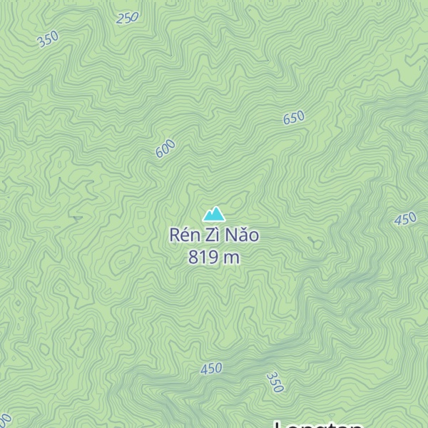 Map of Rén Zì Nǎo