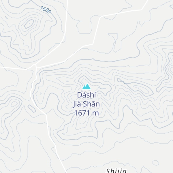 Map of Dàshí Jià Shān