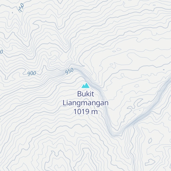 Map of Bukit Liangmangan