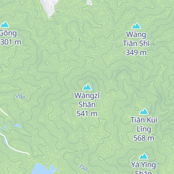 Map of Wángzǐ Shān