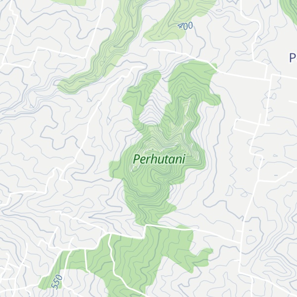 Map of Gunung Palu
