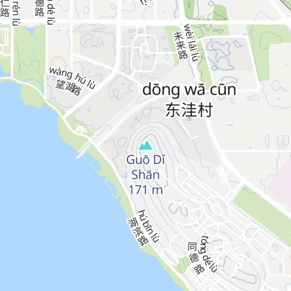 Map of Guō Dǐ Shān