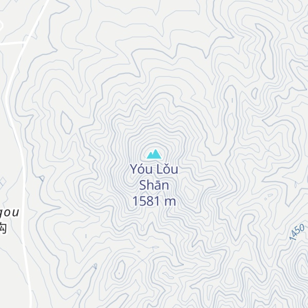 Map of Yóu Lǒu Shān