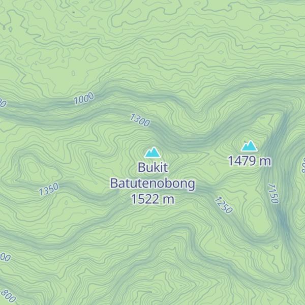Map of Bukit Batutenobong