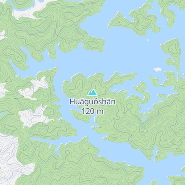 Map of Huāguǒshān