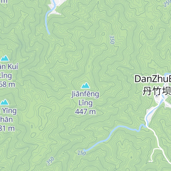Map of Jiānfēng Lǐng