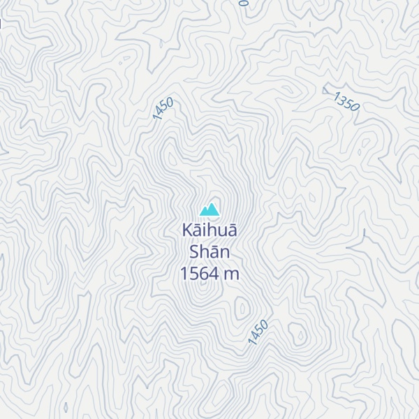 Map of Kāihuā Shān