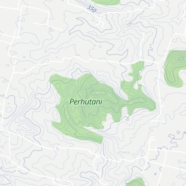 Map of Gunung Blingir