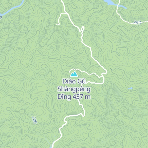 Map of Diào Gǔ Shàngpéng Dǐng